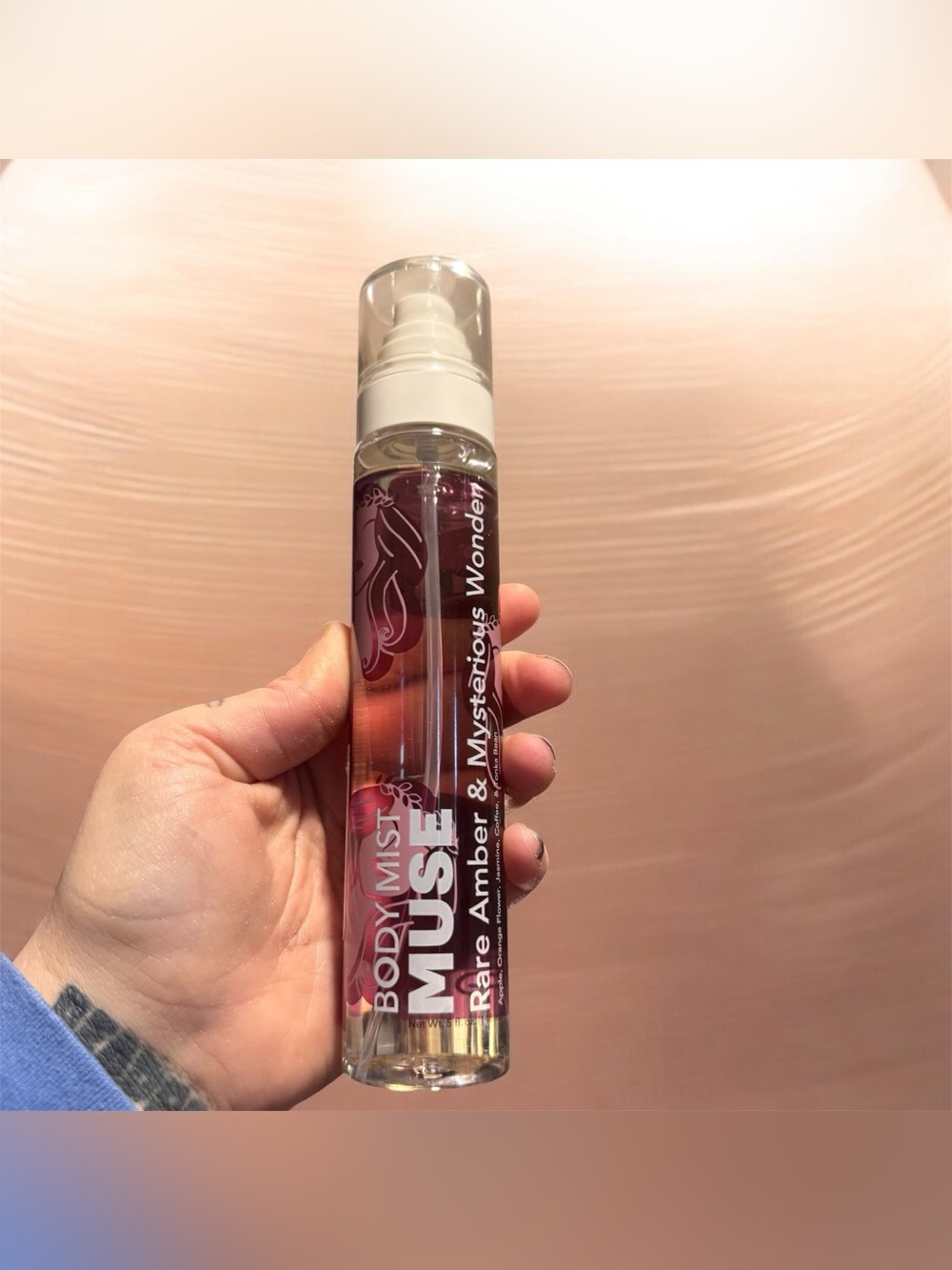 Muse Body Mist in Rare Amber & Mysterious Wonder 5 oz